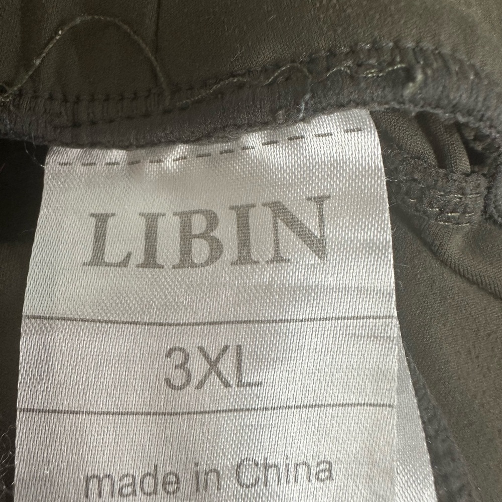 Libin Women’s Olive Green Stretch Joggers, 3XL - Picture 9 of 10